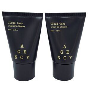 Agency Cloud Care Cream Oil Cleanser Makeup Remover Face Wash 1.4 fl oz (2 Pack)